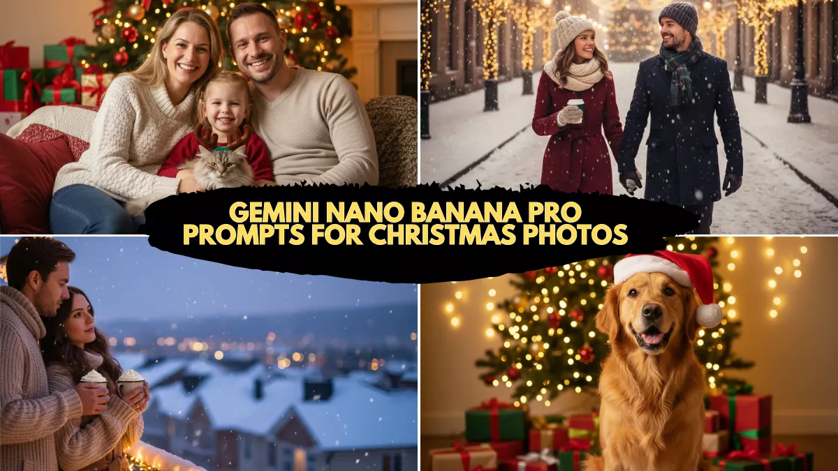 10 Gemini Nano Banana Pro Prompts for Christmas Photos