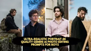 10 Ultra-Realistic Portrait 4K Quality Gemini AI Photo Editing Prompts for Boys