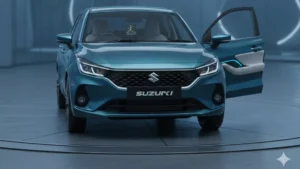 2026 Maruti Baleno Unveiled: 47 KMPL Hybrid, Futuristic Cabin & 11.25-Inch Smart Screen